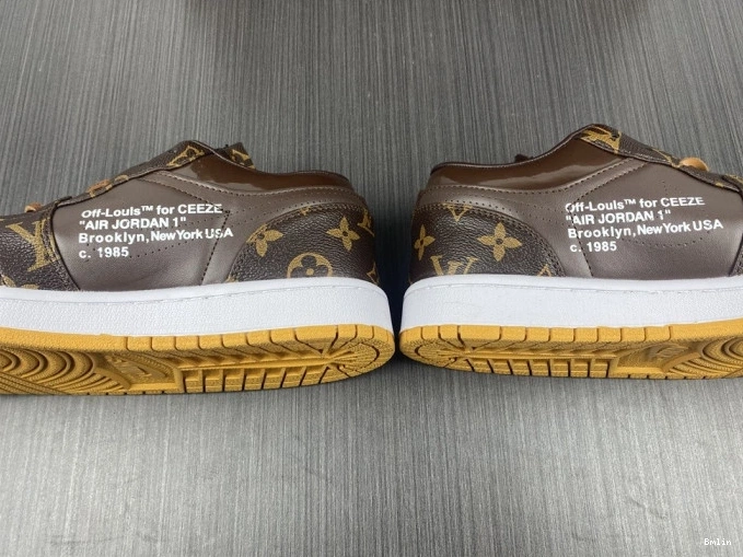 Bmlin x LOW Off-Louis AJ1 Air 1 Jordan OW 0804